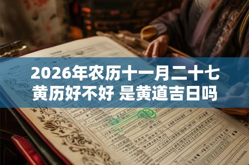 2026年农历十一月二十七黄历好不好 是黄道吉日吗