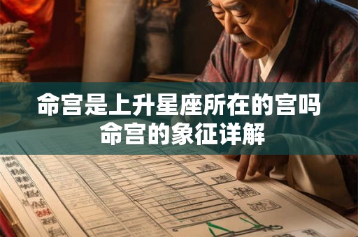 命宫是上升星座所在的宫吗 命宫的象征详解 命宫是上升星座所在的宫吗 命宫的象征详解