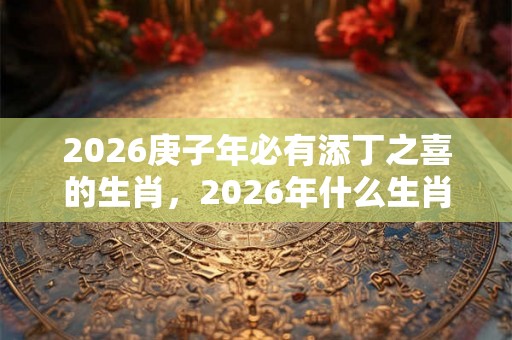 2026庚子年必有添丁之喜的生肖，2026年什么生肖会怀孕？