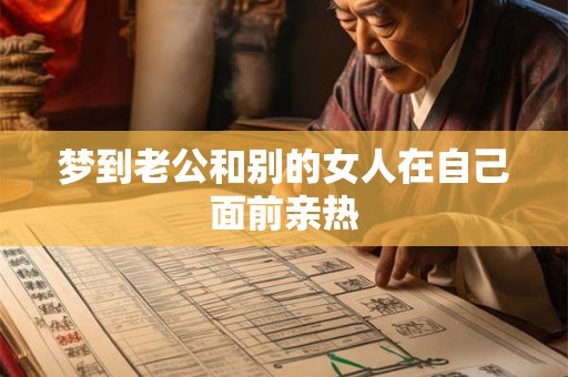 梦到老公和别的女人在自己面前亲热 梦到老公和别的女人在自己面前亲热