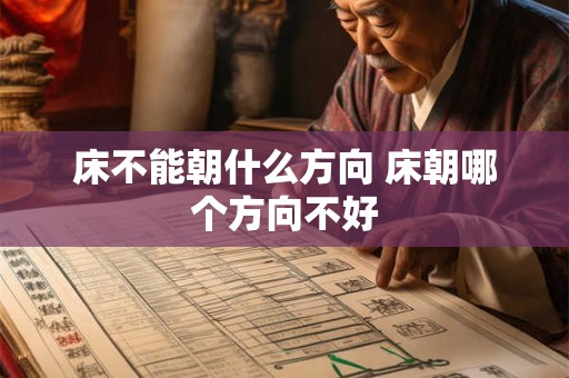 床不能朝什么方向 床朝哪个方向不好