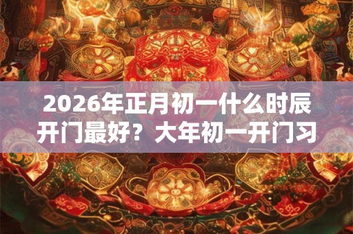 2026年正月初一什么时辰开门最好？大年初一开门习俗