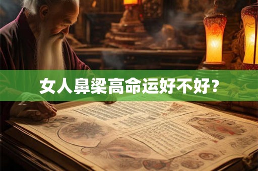 女人鼻梁高命运好不好？