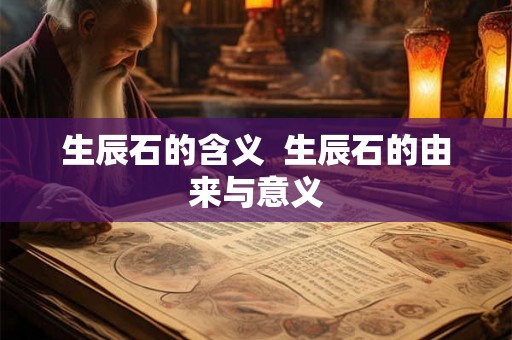 生辰石的含义 生辰石的由来与意义 生辰石的含义 生辰石的由来与意义
