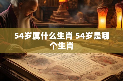 54岁属什么生肖 54岁是哪个生肖