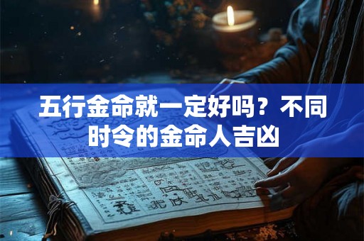 五行金命就一定好吗?不同时令的金命人吉凶 五行金命就一定好吗?不同时令的金命人吉凶
