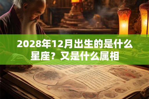 2028年12月出生的是什么星座？又是什么属相