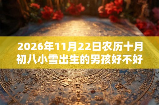 2026年11月22日农历十月初八小雪出生的男孩好不好
