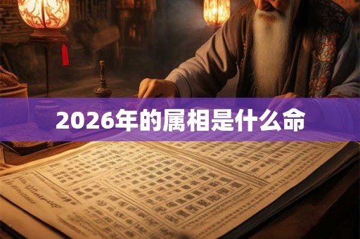 2026年的属相是什么命