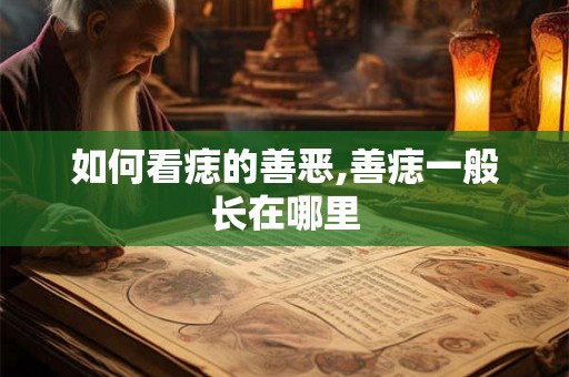 如何看痣的善恶,善痣一般长在哪里