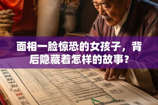 面相一脸惊恐的女孩子，背后隐藏着怎样的故事？