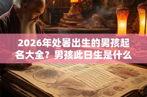 2026年处暑出生的男孩起名大全？男孩此日生是什么五行？