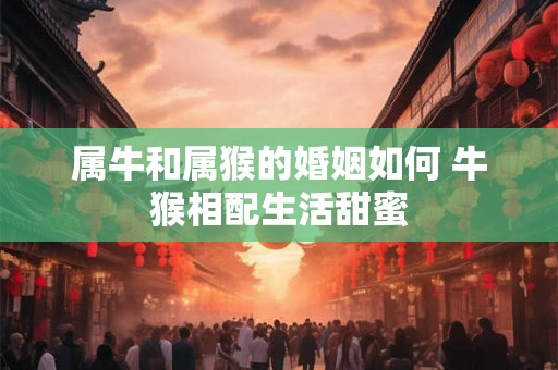 属牛和属猴的婚姻如何 牛猴相配生活甜蜜