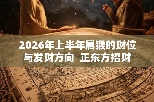 2026年上半年属猴的财位与发财方向 正东方招财 2026年上半年属猴的财位与发财方向 正东方招财
