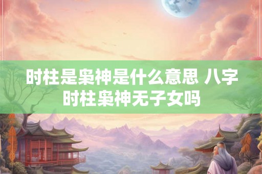 时柱是枭神是什么意思 八字时柱枭神无子女吗