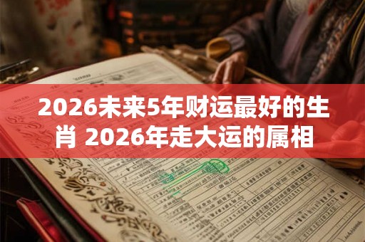 2026未来5年财运最好的生肖 2026年走大运的属相
