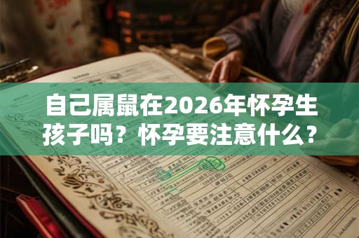 自己属鼠在2026年怀孕生孩子吗？怀孕要注意什么？