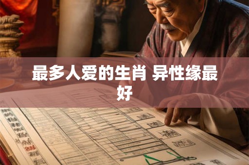 最多人爱的生肖 异性缘最好
