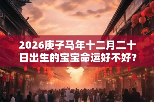 2026庚子马年十二月二十日出生的宝宝命运好不好? 2026庚子马年十二月二十日出生的宝宝命运好不好?