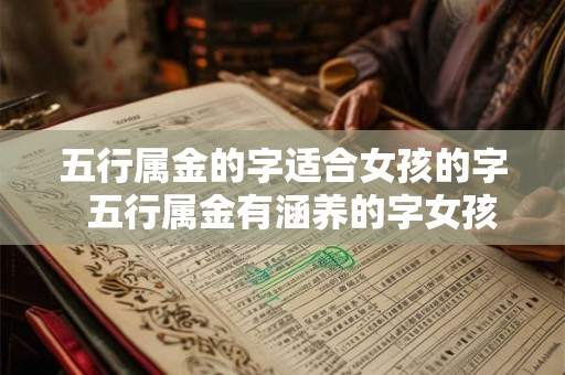 五行属金的字适合女孩的字  五行属金有涵养的字女孩