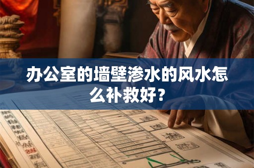 办公室的墙壁渗水的风水怎么补救好？