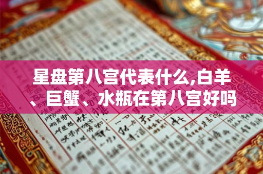 星盘第八宫代表什么,白羊、巨蟹、水瓶在第八宫好吗