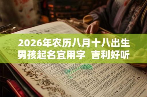 2026年农历八月十八出生男孩起名宜用字  吉利好听的名字