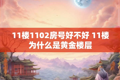 11楼1102房号好不好 11楼为什么是黄金楼层