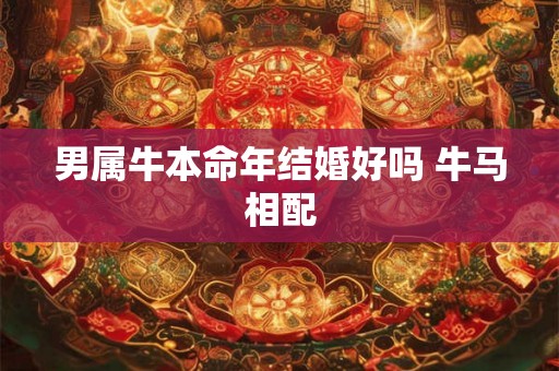 男属牛本命年结婚好吗 牛马相配
