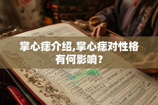 掌心痣介绍,掌心痣对性格有何影响？