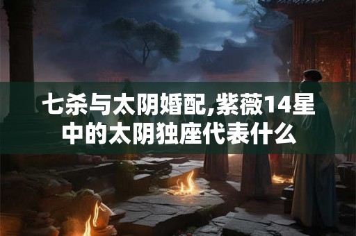 七杀与太阴婚配,紫薇14星中的太阴独座代表什么