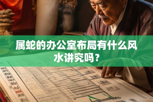 属蛇的办公室布局有什么风水讲究吗？