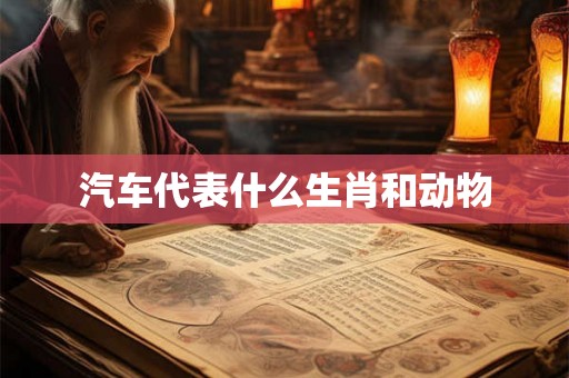 汽车代表什么生肖和动物