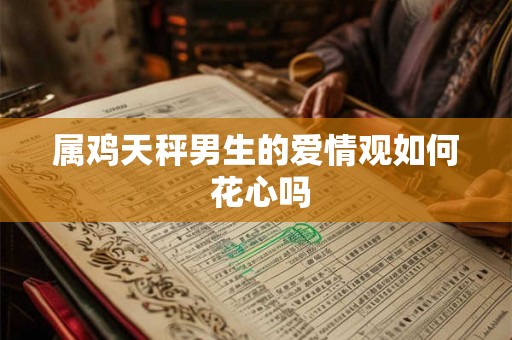属鸡天秤男生的爱情观如何 花心吗