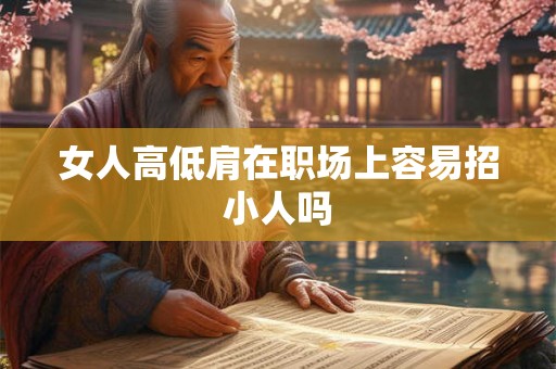 女人高低肩在职场上容易招小人吗 女人高低肩在职场上容易招小人吗