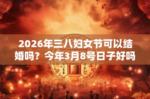 2026年三八妇女节可以结婚吗?今年3月8号日子好吗 2026年三八妇女节可以结婚吗?今年3月8号日子好吗