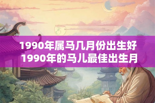 1990年属马几月份出生好 1990年的马儿最佳出生月份