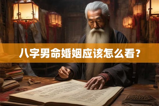 八字男命婚姻应该怎么看？