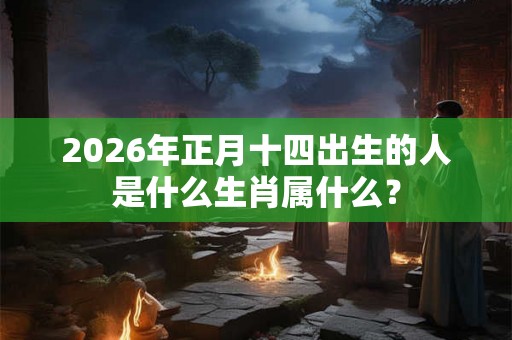 2026年正月十四出生的人是什么生肖属什么？