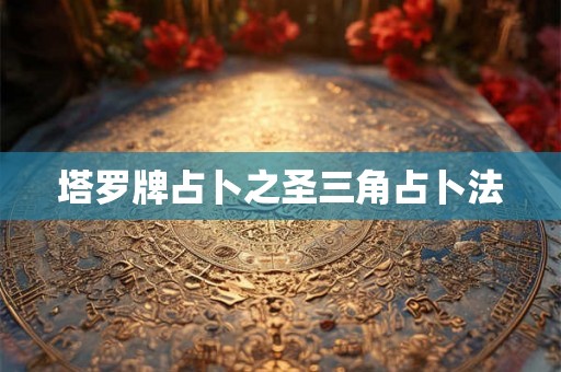塔罗牌占卜之圣三角占卜法 塔罗牌占卜之圣三角占卜法