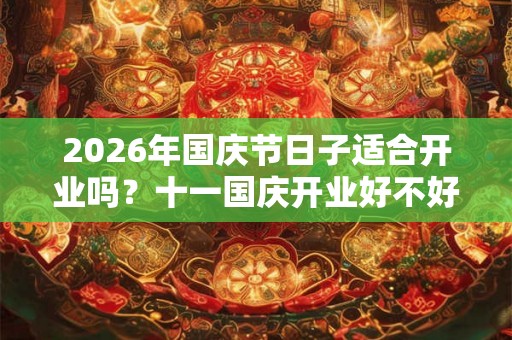 2026年国庆节日子适合开业吗?十一国庆开业好不好? 2026年国庆节日子适合开业吗?十一国庆开业好不好?