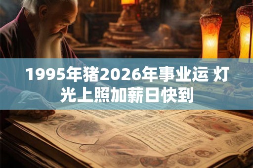 1995年猪2026年事业运 灯光上照加薪日快到