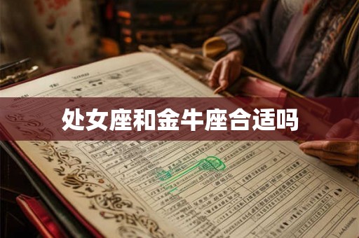处女座和金牛座合适吗