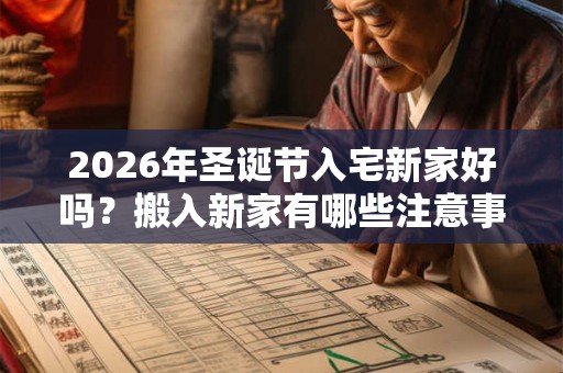 2026年圣诞节入宅新家好吗？搬入新家有哪些注意事项？
