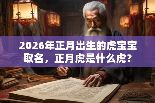 2026年正月出生的虎宝宝取名，正月虎是什么虎？