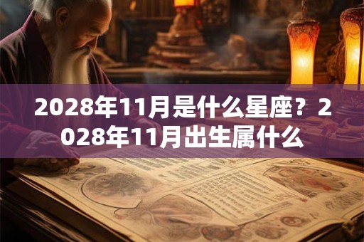 2028年11月是什么星座?2028年11月出生属什么 2028年11月是什么星座?2028年11月出生属什么