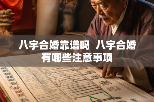 八字合婚靠谱吗  八字合婚有哪些注意事项