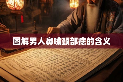 图解男人鼻嘴颈部痣的含义
