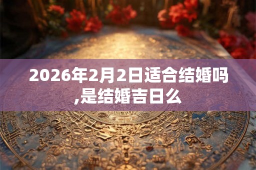 2026年2月2日适合结婚吗,是结婚吉日么