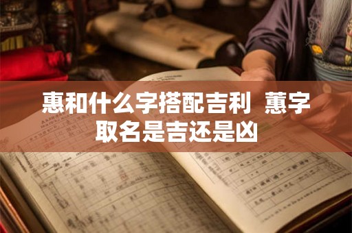 惠和什么字搭配吉利 蕙字取名是吉还是凶 惠和什么字搭配吉利 蕙字取名是吉还是凶